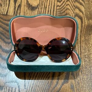 Gucci Brown Tortoiseshell Sunglasses